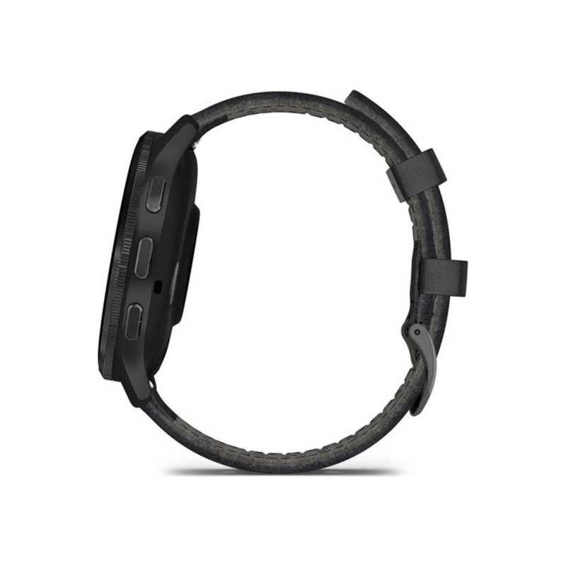 Смарт-годинник Garmin Venu 3, Black + Slate, Leather, GPS (010-02784-52)