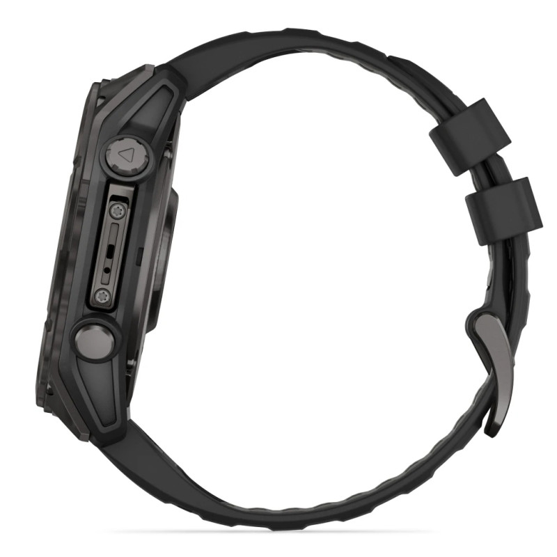 Смарт-годинник Garmin fenix 8 51mm,AMOLED,Saph,CrbnGryTi/Blk,Blk/PebbleGryBnd (010-02905-21)