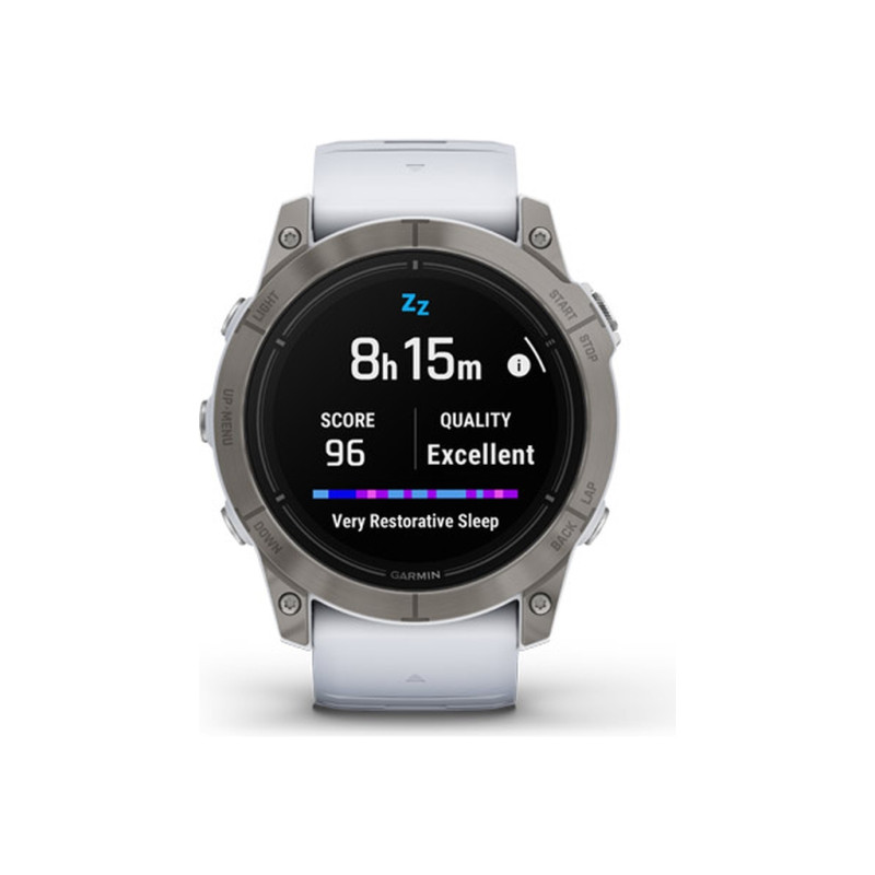 Смарт-годинник Garmin EPIX PRO (g2), 51, Saph, Ti, Whitestone, GPS (010-02804-11)