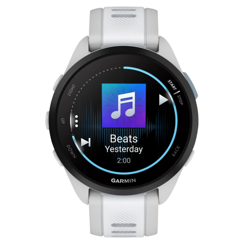 Смарт-годинник Garmin Forerunner 165 Music, Mist Grey/Whitestone, GPS (010-02863-31)