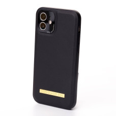 Чохол зі штучної шкіри HDD STAY CLASSY (HBC-012) для телефону iPhone 12 Pro чорний
