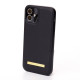 Чохол зі штучної шкіри HDD STAY CLASSY (HBC-012) для телефону iPhone 12 Pro чорний