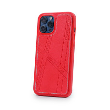 Чохол зі штучної шкіри HDD NAPPA (HBC-032) для телефону iPhone 13 червоний