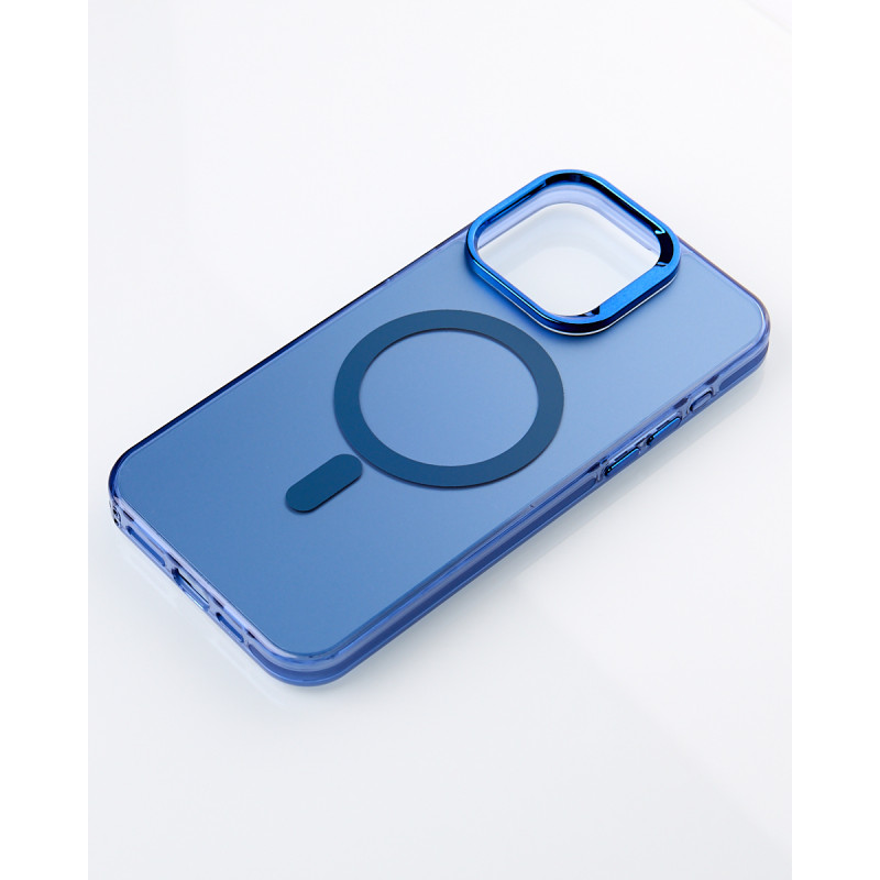 Пластиковий чохол MagSafe "IMD Colors" для телефону iPhone 11 синій