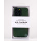 Карбоновий чохол K-DOO Air Carbon (UltraSlim 0.45mm) для телефону iPhone 13 Pro Max темно-зелений