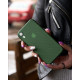Карбоновий чохол K-DOO Air Carbon (UltraSlim 0.45mm) для телефону iPhone XR темно-зелений