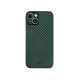 Карбоновий чохол K-DOO Air Carbon (UltraSlim 0.45mm) для телефону iPhone 13 темно-зелений