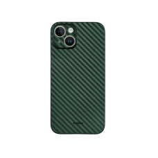 Карбоновий чохол K-DOO Air Carbon (UltraSlim 0.45mm) для телефону iPhone 14 Plus темно-зелений