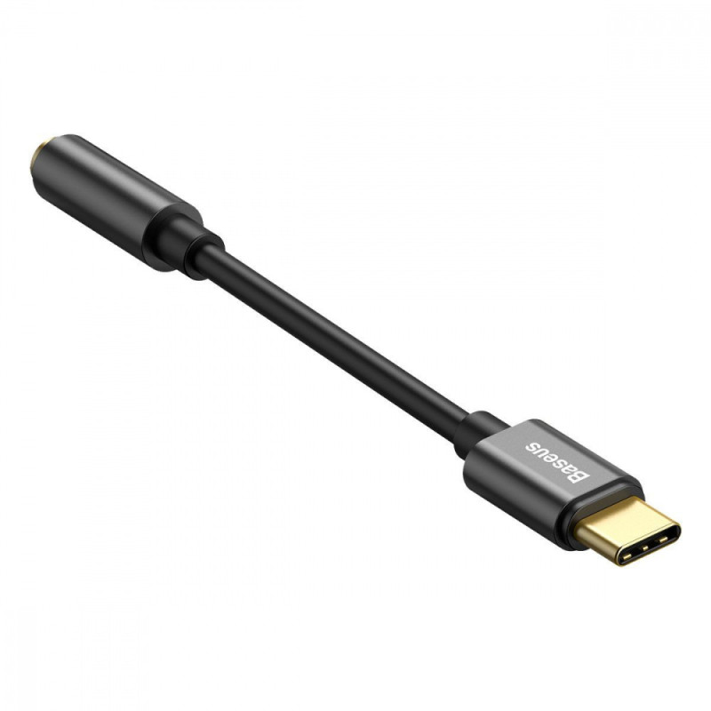 Перехідник AUX Baseus L54 Type-C to 3.5mm gray