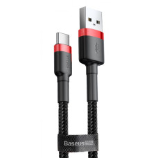 Кабель Baseus Cafule Type-C 2A (2m) red/black