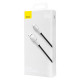Кабель Baseus Cafule Metal Data Type-C 66W (0.25m) black