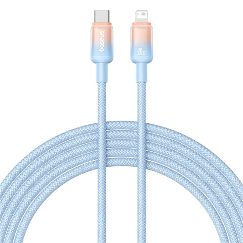 Дата кабель Baseus Discolor Series Fast Charging Type-C to Lightning 20W (2m) (P10374901)