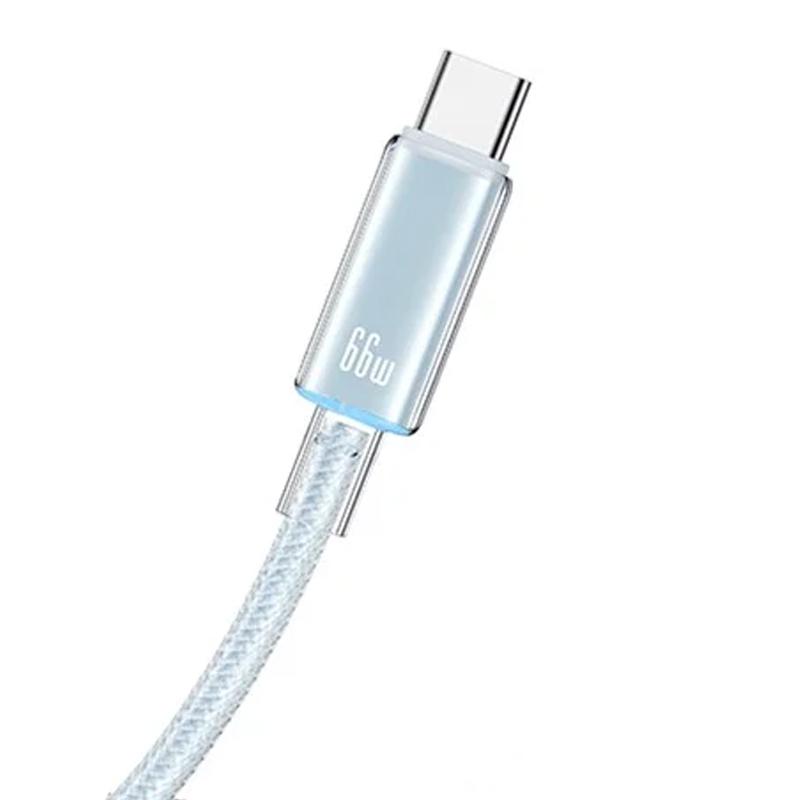 Уценка Дата кабель USAMS US-SJ660 Type-C to Type-C PD100W Cloud Series (1.2m)