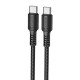 Дата кабель Borofone BX116 Certain Type-C to Type-C 60W (1m)