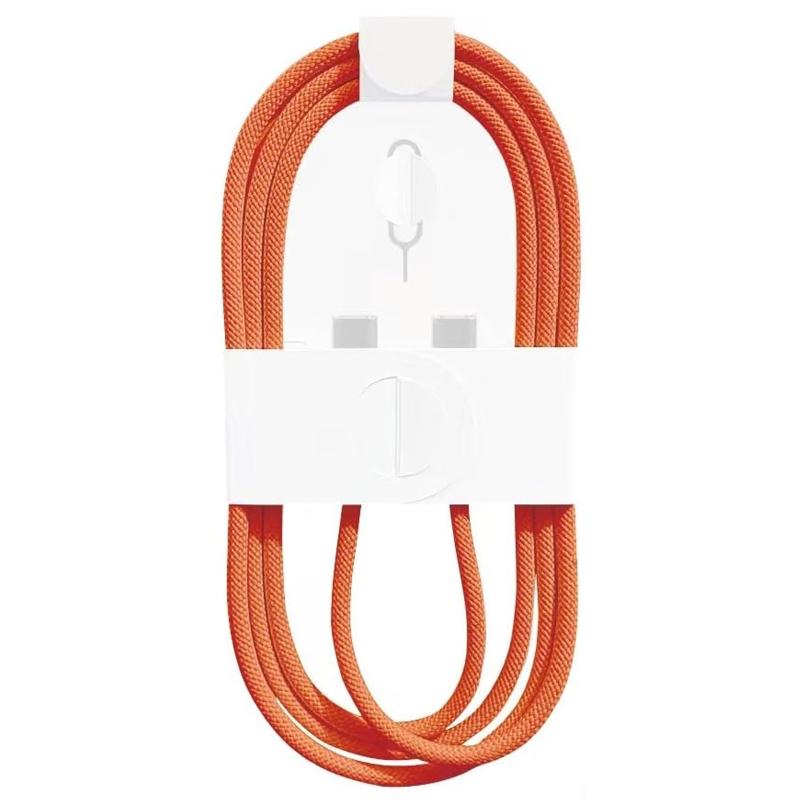 Дата кабель USB-C to USB-C FineWoven iP17 for Apple (AAA) (1m) (box)