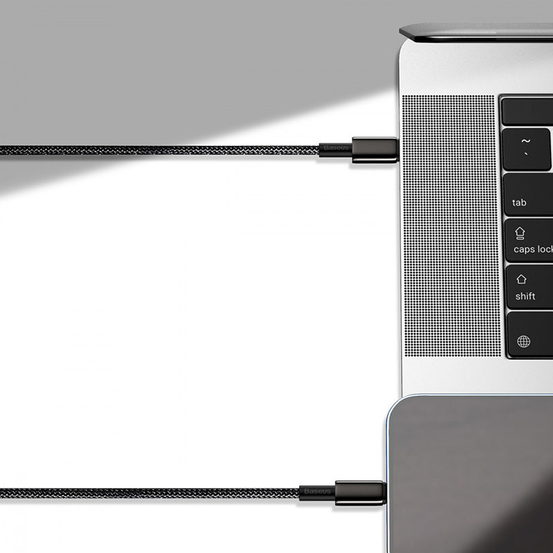Дата кабель Baseus Tungsten Gold Type-C to Lightning PD 20W (1m) (CATLWJ)