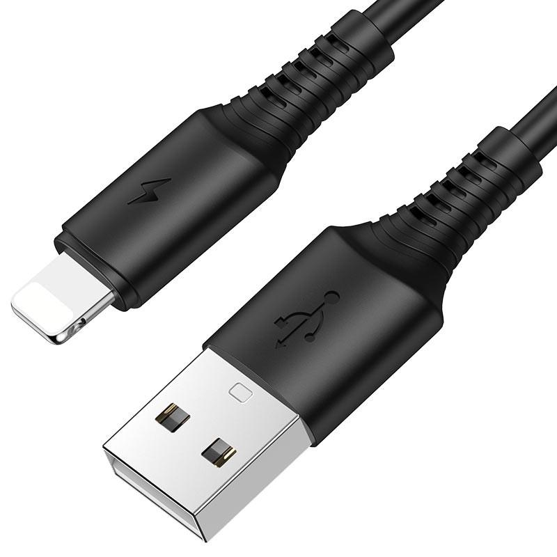 Дата кабель Borofone BX47 Coolway USB to Lightning (1m)