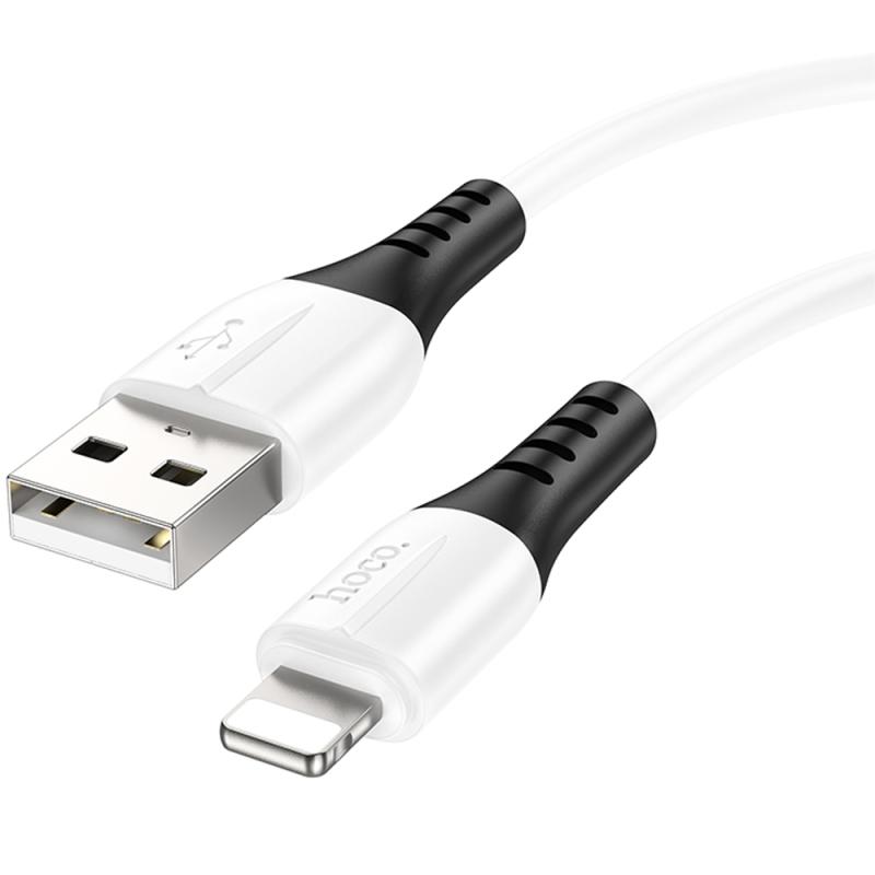 Дата кабель Hoco X82 Silicone USB to Lightning 2.4A (1m)