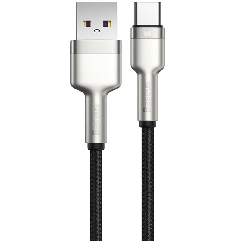 Дата кабель Baseus Cafule Metal Data USB to Type-C 66W (2m) (CAKF0002)