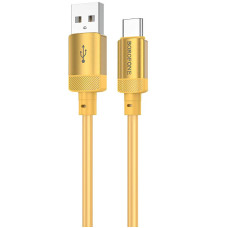 Дата кабель Borofone BX108 Start silicone USB to Type-C 3A (1m)