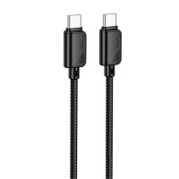 Дата кабель Hoco X113 Beneficio Type-C to Type-C 60W (1m)