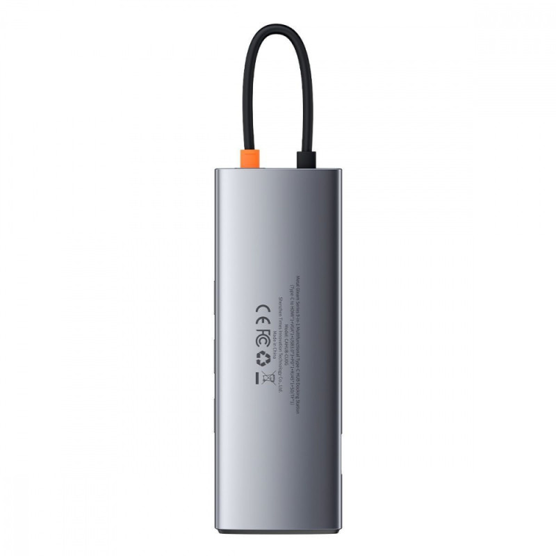 USB-Хаб Baseus Metal Gleam Series 9-in-1 Type-C gray