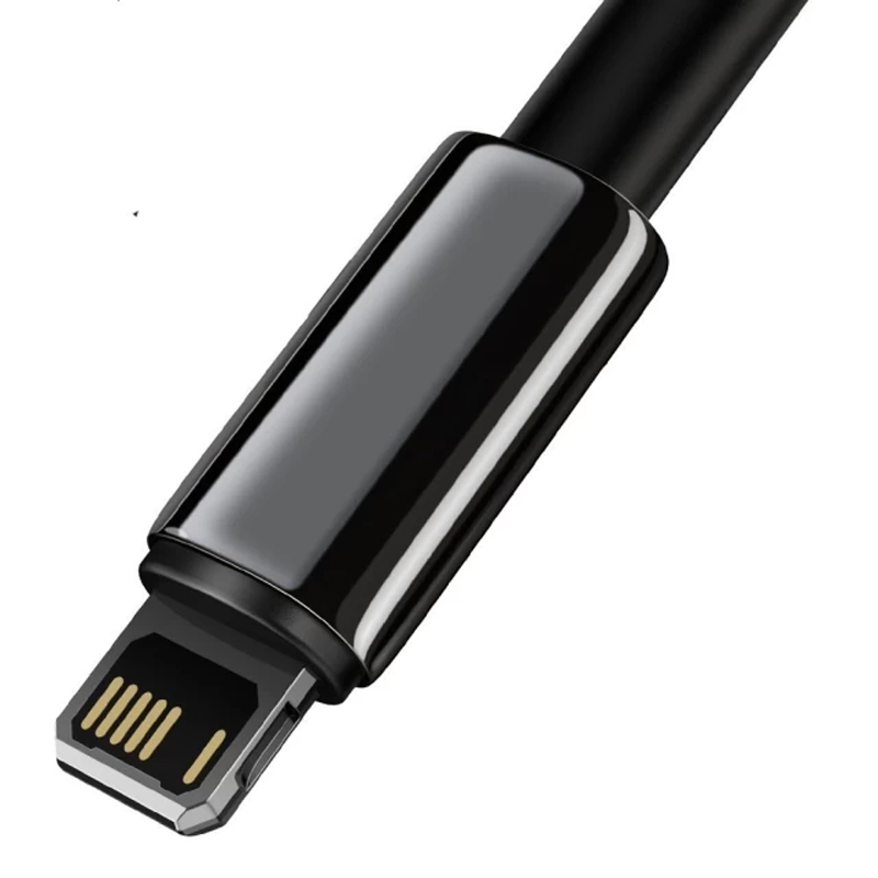 Дата кабель Baseus Tungsten Gold USB to Lightning Cable 2.4A (2m) (CALWJ-A0)