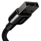 Дата кабель Baseus Tungsten Gold USB to Lightning Cable 2.4A (2m) (CALWJ-A0)
