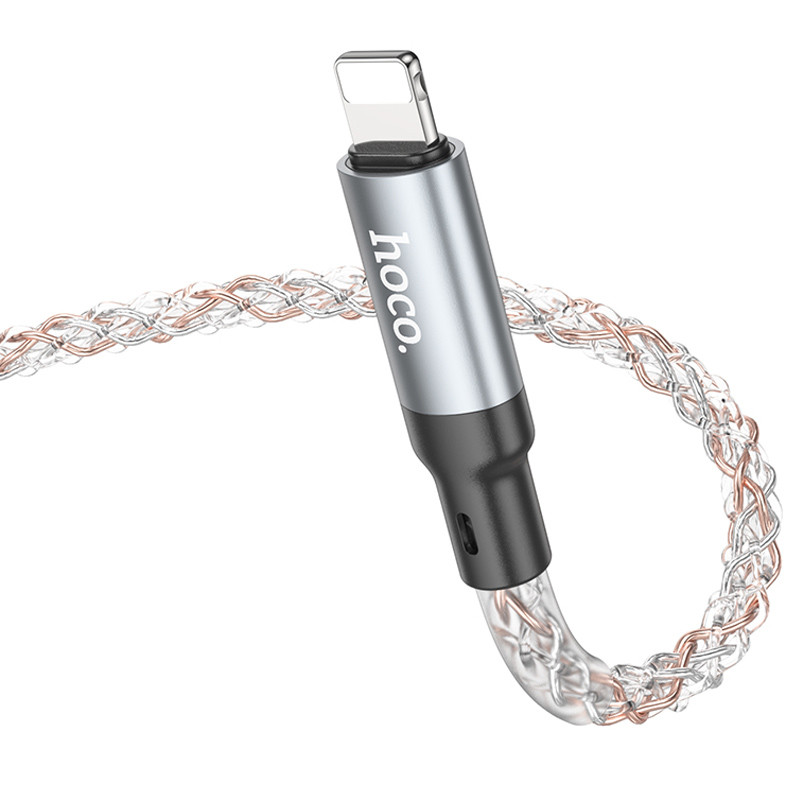 Дата кабель Hoco U112 Shine 2.4A USB to Lightning (1m)