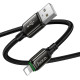 Дата кабель Hoco X127 Exceed USB to Lightning 12W (1m)