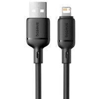 Дата кабель Baseus Foamed Silicone USB to Lightning 2.4A (1m) (E04269)