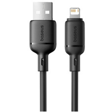 Дата кабель Baseus Foamed Silicone USB to Lightning 2.4A (1m) (E04269)