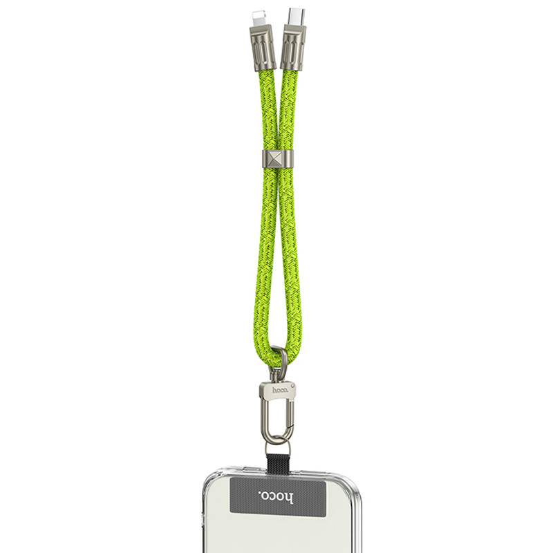 Дата кабель-шнурок Hoco GH5 Elegant Type-C to Lightning (0.21m)