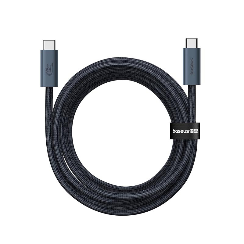 Дата кабель Baseus Flash 2 USB4 Full-Featured Type-C to Type-C 240W (1.8m) (P10311803112)