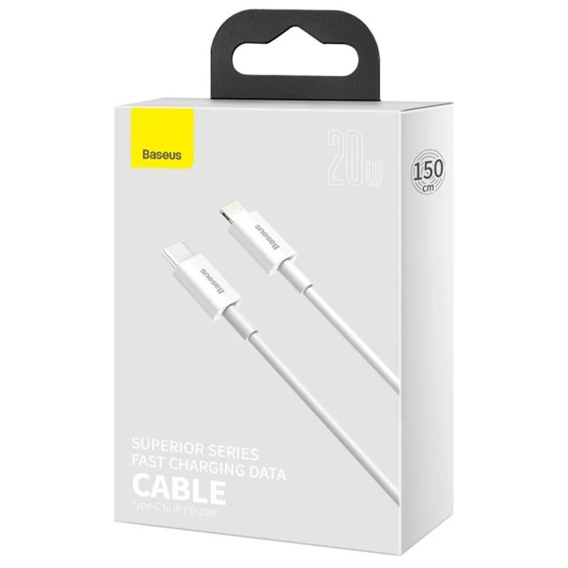 Дата кабель Baseus Superior Series Fast Charging Type-C to Lightning PD 20W (1.5m) (CATLYS-B)