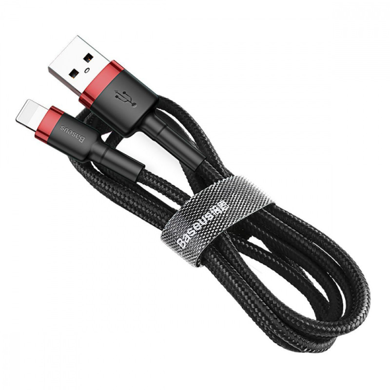 Кабель Baseus Cafule Lightning 2.4A (1m) red