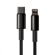 Кабель Baseus Tungsten Gold Type-C to Lightning PD 20W (1m) black