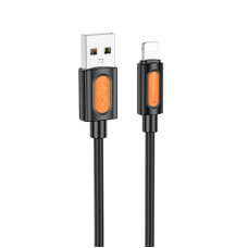 Дата кабель Borofone BX114 Structure USB to Lightning 2.4A (1m)