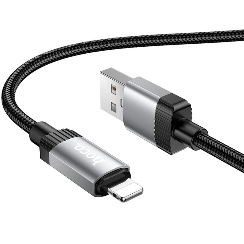 Дата кабель Hoco X117 Star USB to Lightning 2.4A (1m)
