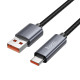 Дата кабель Hoco X112 Favor with display USB to Type-C 5A (1m)