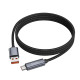 Дата кабель Hoco X112 Favor with display USB to Type-C 5A (1m)
