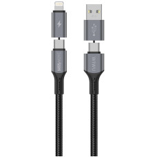 Дата кабель WIWU C077 Cyberlink Type-C to Lightning 27W (1m)