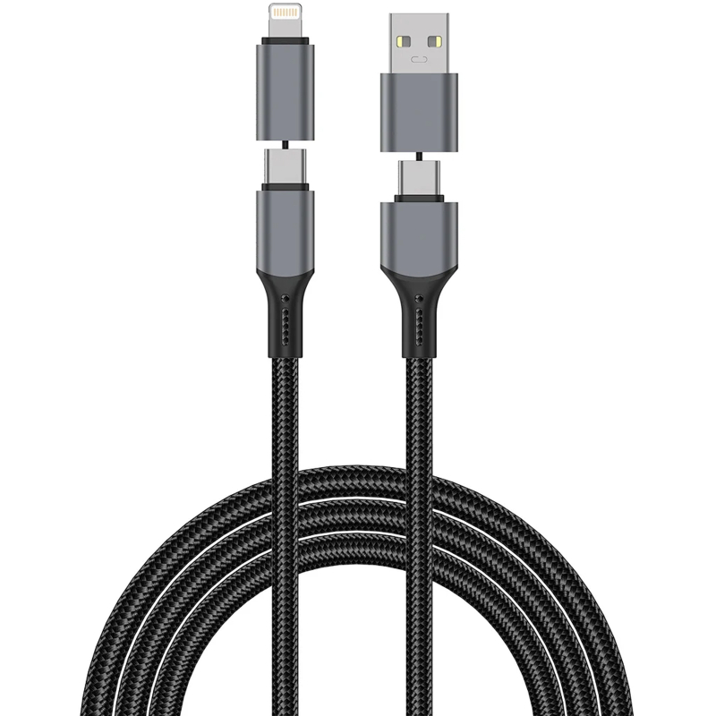 Дата кабель WIWU C077 Cyberlink Type-C to Lightning 27W (1m)