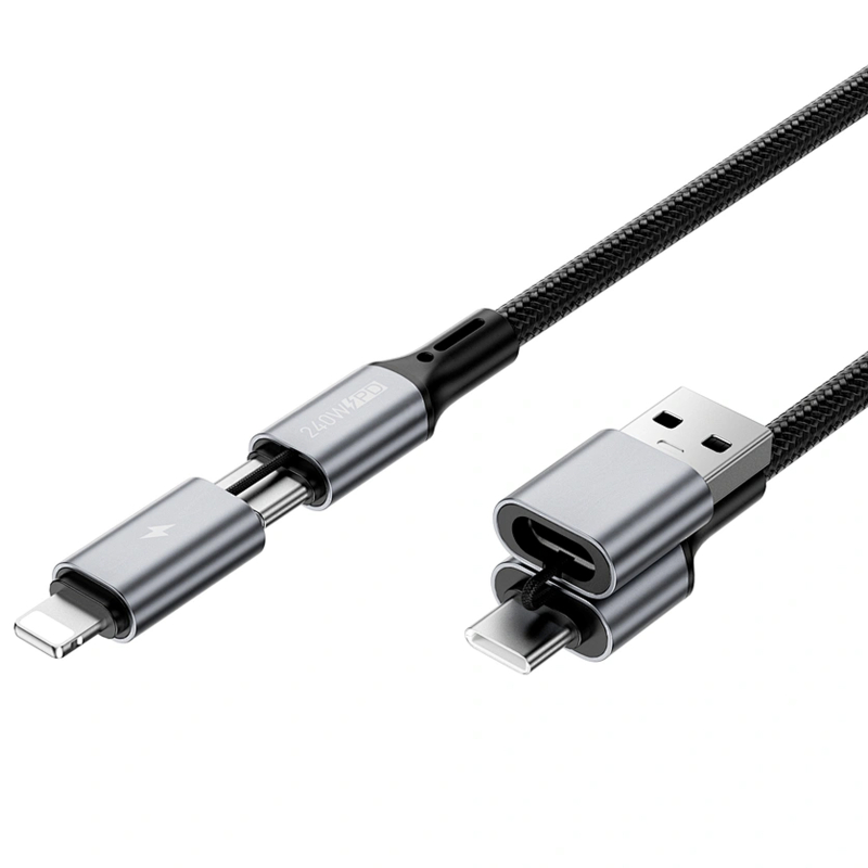 Дата кабель WIWU C077 Cyberlink Type-C to Lightning 27W (1m)