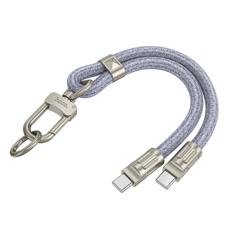 Дата кабель-шнурок Hoco GH5 Elegant Type-C to Type-C (0.21m)