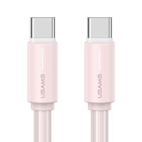 Дата кабель Usams US-SJ734 Bicolor Charging YR Ser. Type-C to Type-C 60W (1m)