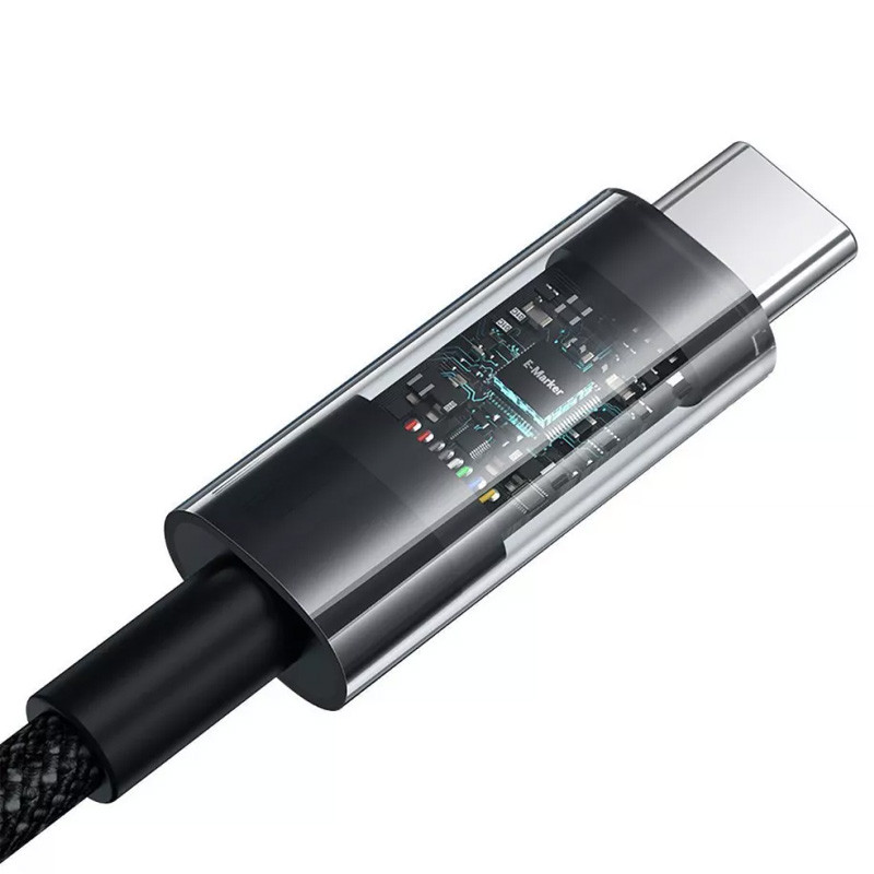 Дата кабель Baseus Gem Fast Charging Type-C to Type-C 100W (1m) (P10373000111)