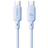 Дата кабель Baseus Silky Series OS Fast Charging Type-C to Type-C 100W (1m) (P10377704)