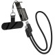 Дата кабель Hoco X126 Experto Type-C to Type-C 60W + Phone Holder & Lanyard (0.35m)