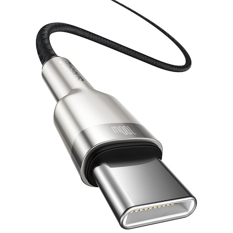Дата кабель Baseus Cafule Series Metal Type-C to Type-C 100W (2m) (CATJK-D)